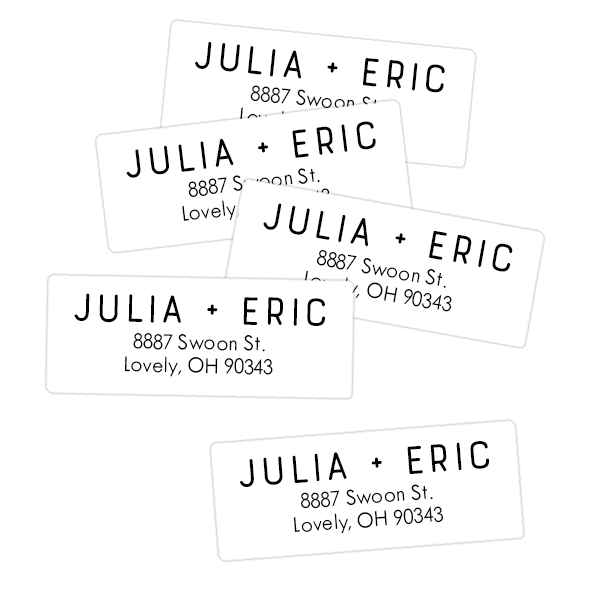 Together Return Address Labels