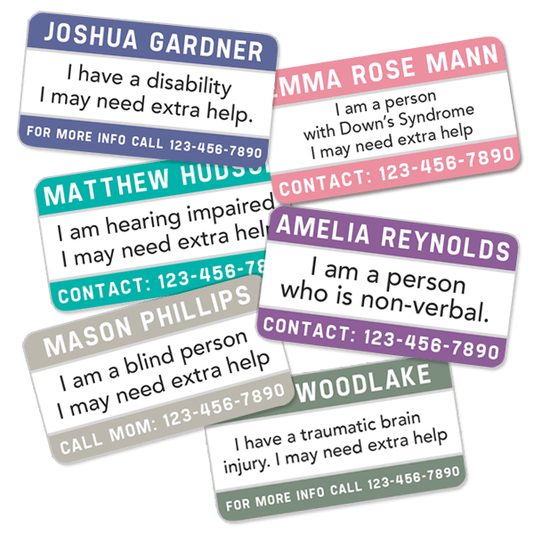 Person First Identity Labels example image.