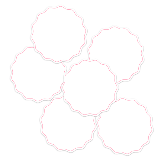 White Write-On Round Pantry Labels