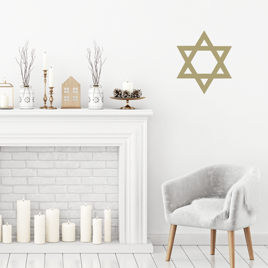 Star of David Wall Decal