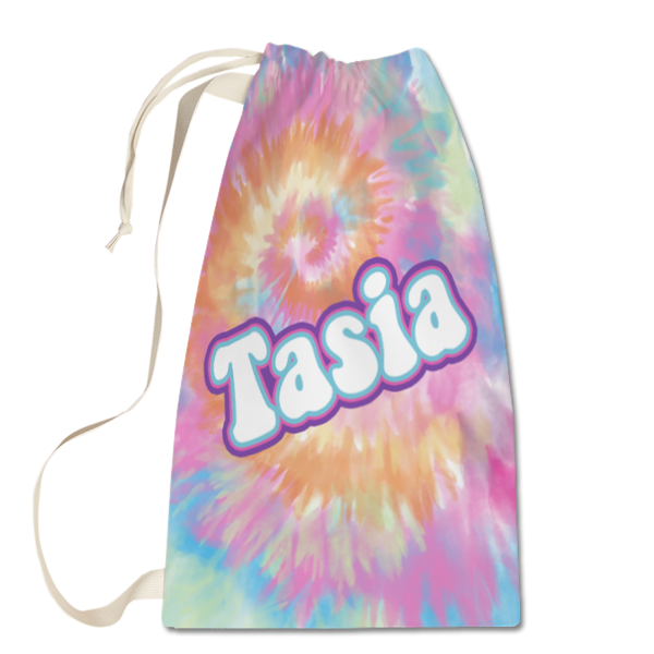 Rainbow Tie-Dye Laundry Bag