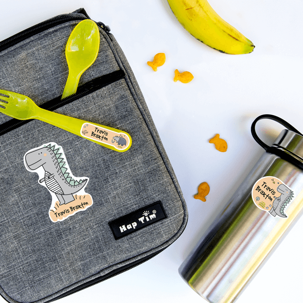 Dino Friends Kiddie Label Pack