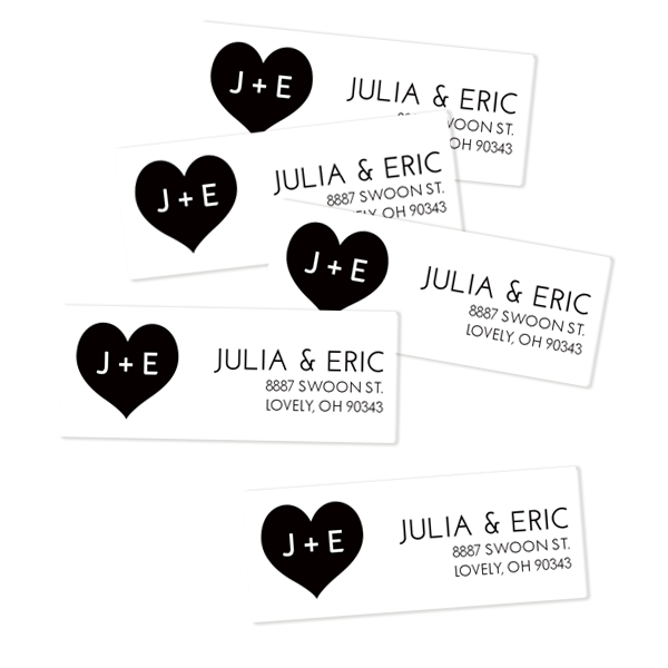 In Love Return Address Labels