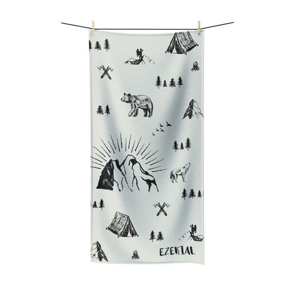Retro Camper Beach Towel