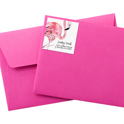 Watercolor Animal Return Address Labels